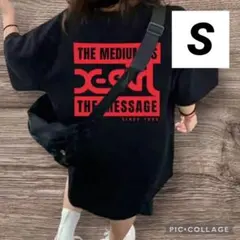 【新品•未使用】X-girlロゴ入り半袖Tシャツ オーバーサイズSサイズ