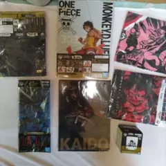 ワンピース　タオル　ファイル　グラス　全７枚　まとめ売り