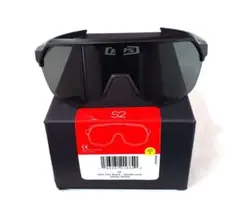 100% S2 ブラック スモークレンズ ワンハンドレッド サングラス