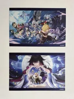 原神　◆マザー牧場 限定配布　ポストカード◆2枚セット