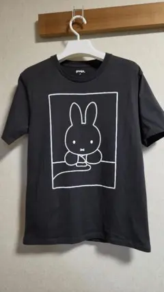 大人気コラボ グラニフ × ミッフィー Tシャツ 黒 Mサイズ モノトーン
