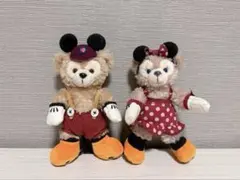 【レア】ダッフィー シェリーメイ ハロウィン 2015 ぬいぐるみバッジ