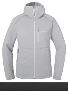 モンベル　トレールアクション パーカ レディース L ライトグレー