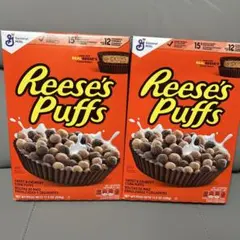 Reese's Puffs シリアル リーシーズ リーセス 二箱　値下げのサムネイル