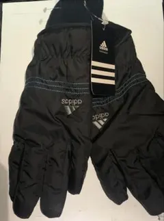 今だけこの値段！　adidas ブラック 防寒手袋 25cm