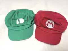 マリオ ルイージ 帽子 2点セット