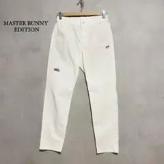 美品 マスターバニーエディション ゴルフパンツ レディース 0 白 ストレッチのサムネイル