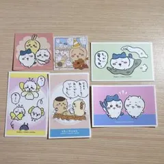 【6点セット】ちいかわ デコステッカー ワッフル シール ポップアップストア限定