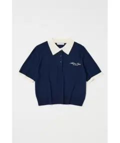 MOUSSY HALF SLEEVE KNIT ポロのサムネイル
