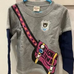 BUBBLE SPACE グレー トレーナー100cm