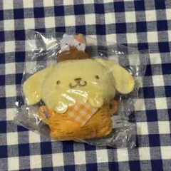 サンリオキャラクターズ バスケットおくるみマスコット ポムポムプリン