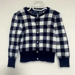 ラルフローレン ギンガムチェック カーディガン