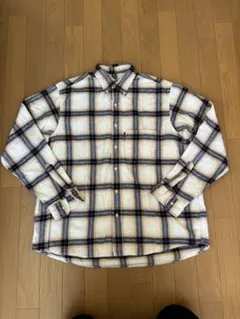 90s Tom-Mazo（トム・マゾ） ソフトフランネルシャツ ベージュピンクのサムネイル