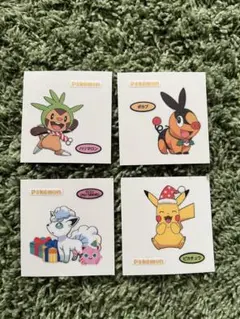 ポケモンデコキャラシール ポケモンパンシール アローラロコン　クリスマス