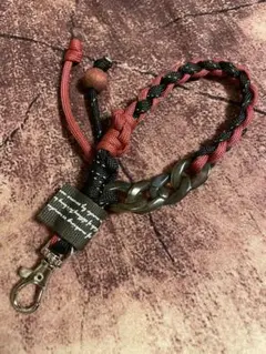 ハンドメイドパラコードスマホハンドストラップ