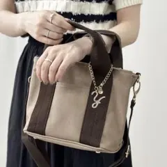 GISELLE モカブラウン トートバッグ