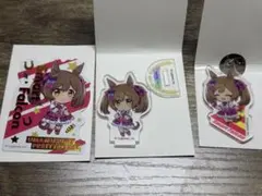 【ウマ娘】スマートファルコン　アクスタ&アクキー&ステッカーDAISO