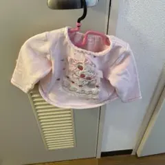 か*。様 ベビー服 ピンク ケーキ刺繍 トップス