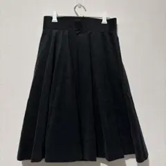 C.N.2 黒 スエード風 フレアスカート
