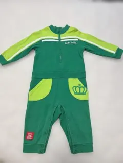 BABY DOLL 緑色ロンパース 90サイズ