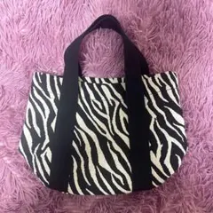 SHINE ゼブラ柄 トートバッグ