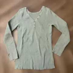 ニコアンド リブニット グリーン系