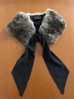 René グレー ファー ティペット 約10cm x 65cm - メルカリ