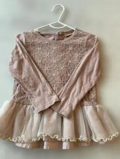 petit main ピンク 長袖カットソー 100cm