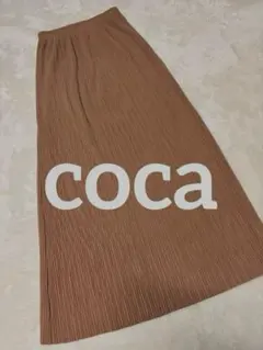 cocaコカ　スエードタッチリブスカート