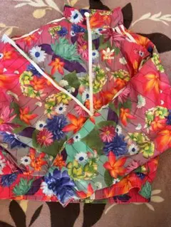 adidas 花柄ジャケットフルジップジャケット
