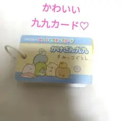 すみっコぐらし かけざん九九 ポケットピクチュアカード