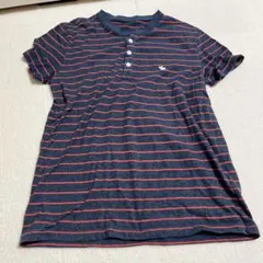 アバクロ　メンズ ストライプ　Tシャツ Mサイズ