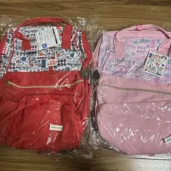 ハローキティ リュック 赤・ピンク 2色セット