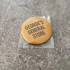 GEORGE'S GENERAL STORE 缶バッヂyellow 黄色　バッチ