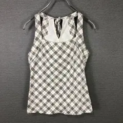 BURBERRY ノバチェック ホルターネック タンクトップ 38 ベージュのサムネイル