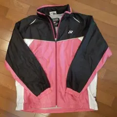 YONEX ピンク ブラック ウォームアップジャケット M