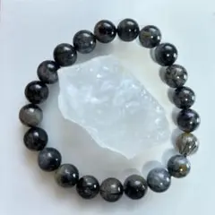 【新品】天然石 ブラックルチルライモナイト共生　No.56