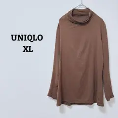 ユニクロ　ヒートテック　カットソー　シンプル　タートルネック　 インナー　XL