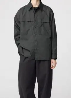 UNIQLO U ユニクロ ユーティリティオーバーサイズシャツ グレー L