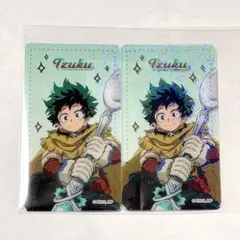 僕のヒーローアカデミア 緑谷出久 オプスク クリアカード カップケーキ 2枚