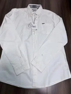 Barbour 長袖シャツ ホワイト 新品　Lサイズのサムネイル