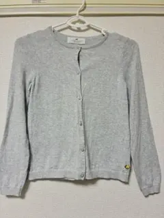 H&M キッズ 140cm グレー カーディガン 女の子 Girl