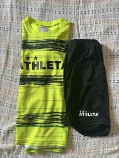 ATHLETA 蛍光イエロー Tシャツ ショートパンツ セット 130