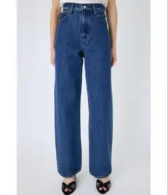 MOUSSY HIGH WAIST STRAIGHT ストレートデニム