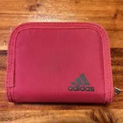 adidas 赤い財布 コンパクト