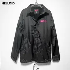 【HELLOID】ナイロンジャケット　ブラック　サイズL