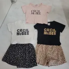 セシルマクビー CECI McBEE 5点セット セットアップ 90サイズ