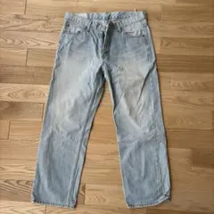 si-si-si ストレートデニム サイズ38 淡いブルー