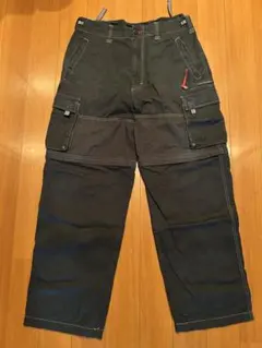 00s old adidas 2wayミリタリーフィールドカーゴパンツ 極太