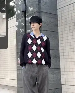 BURBERRY blacklabel アーガイルニットのサムネイル